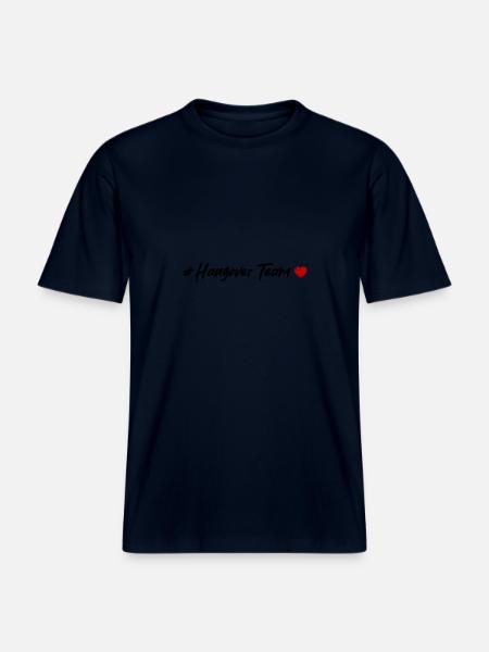 Hangover Team Heart - RELAXED FIT Unisex Organic T-Shirt - french navy