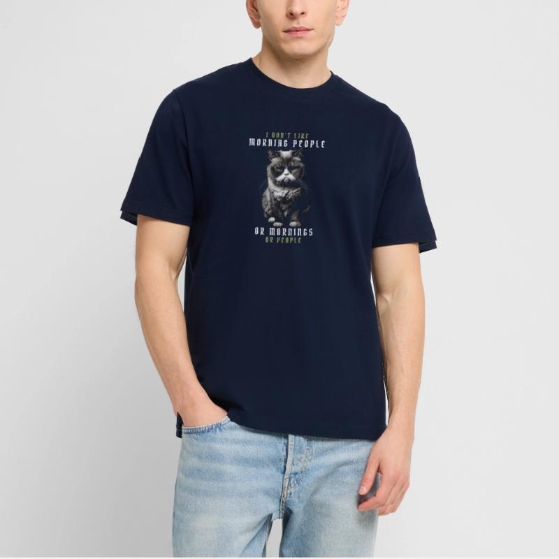 Ich mag keine Morgenmenschen oder Morgenmenschen oder Menschen  RELAXED FIT Unisex Organic T-Shirt