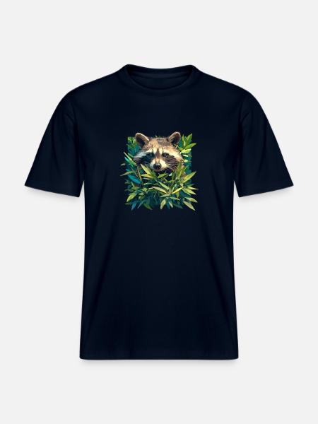Waschbären Waschbär - RELAXED FIT Unisex Organic T-Shirt - Navy