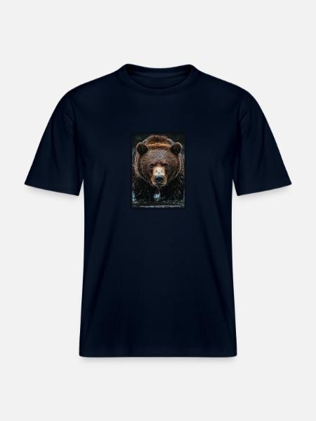 Kodiak Bear Kodiak Bear - RELAXED FIT Unisex Organic T-Shirt - french navy