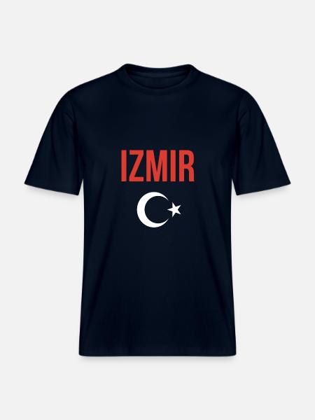 Turkey Izmir Turkey - RELAXED FIT Unisex Organic T-Shirt - french navy
