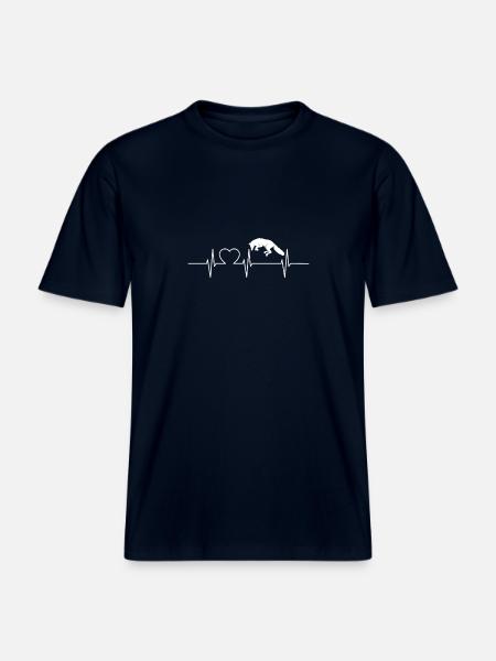 Arctic Fox Foxes Animals Fox -  RELAXED FIT Unisex Organic T-Shirt - french navy