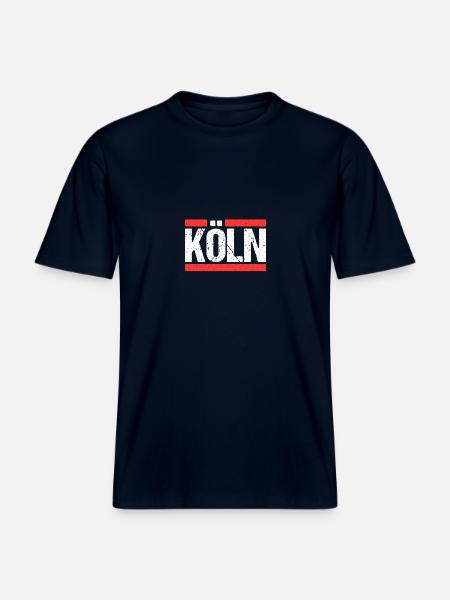 Kölnerin Kölner Köln -  RELAXED FIT Unisex Organic T-Shirt - Navy