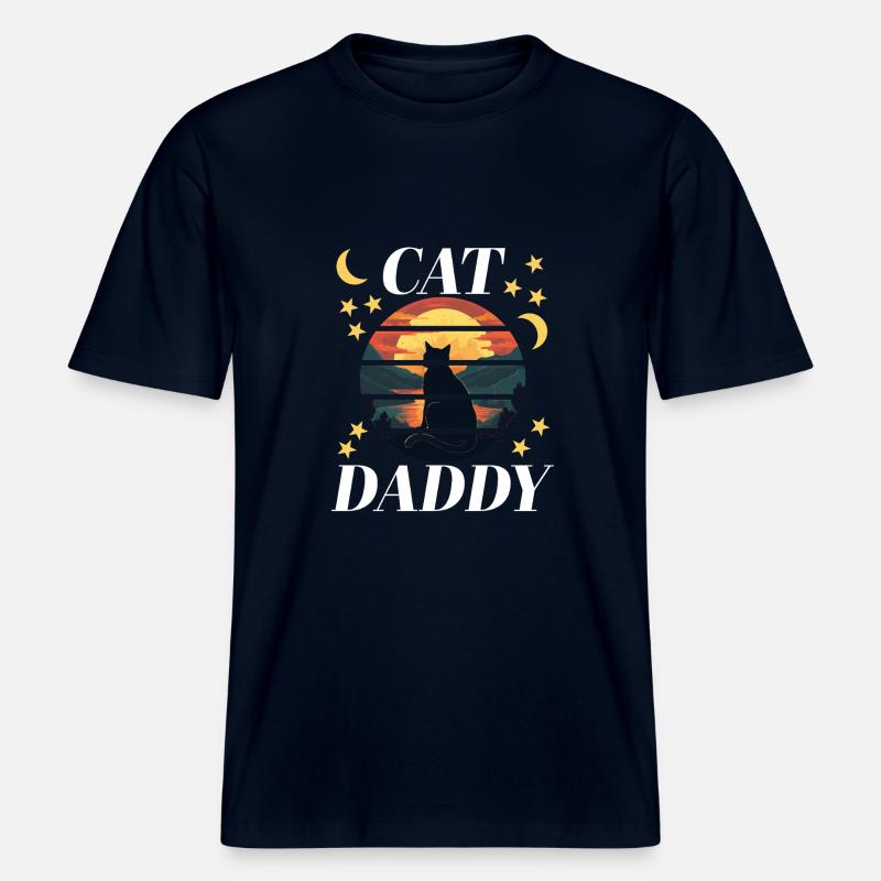 Plan de travail cat1 - T-shirt unisexe RELAXED FIT en coton bio - marine