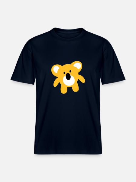 koala - RELAXED FIT Unisex Organic T-Shirt - Navy