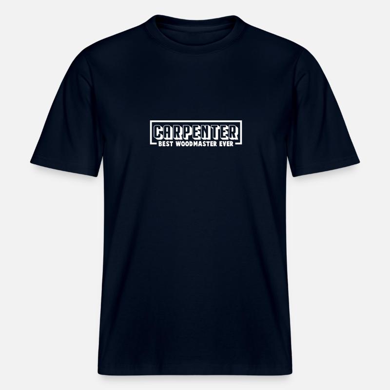 menuisier menuisier - cadeau de menuisier - T-shirt unisexe RELAXED FIT en coton bio - marine