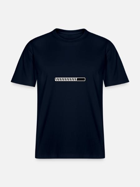 progress bar - RELAXED FIT Unisex Organic T-Shirt - french navy