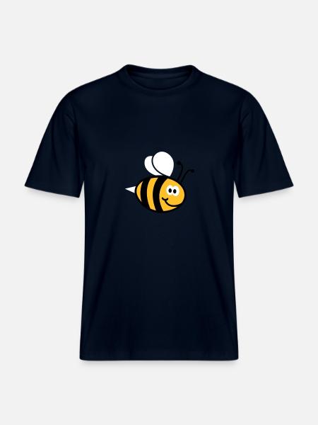 Bienchen 3C -  RELAXED FIT Unisex Organic T-Shirt - Navy