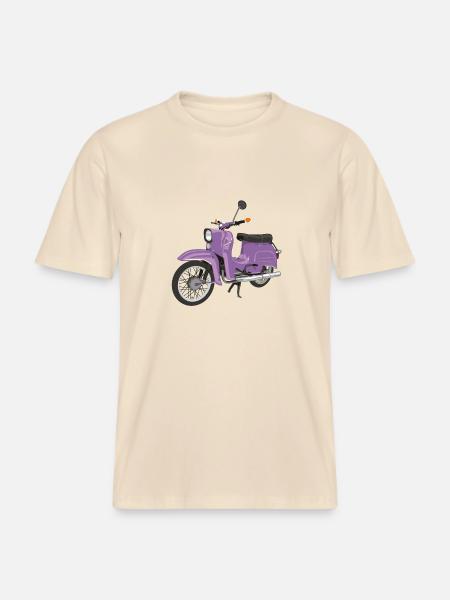 Schwalbe in Flieder -  RELAXED FIT Unisex Organic T-Shirt - Natur