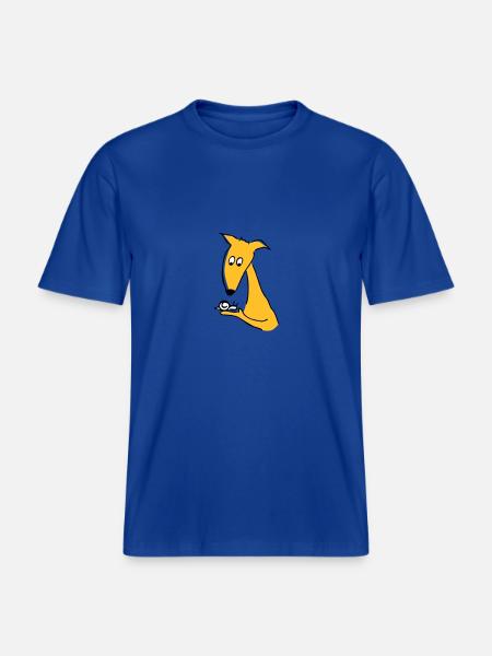 Wettrennen? -  RELAXED FIT Unisex Organic T-Shirt - Dunkelblau