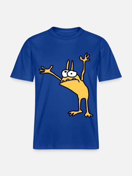 Kobold - RELAXED FIT Unisex Organic T-Shirt - Dunkelblau