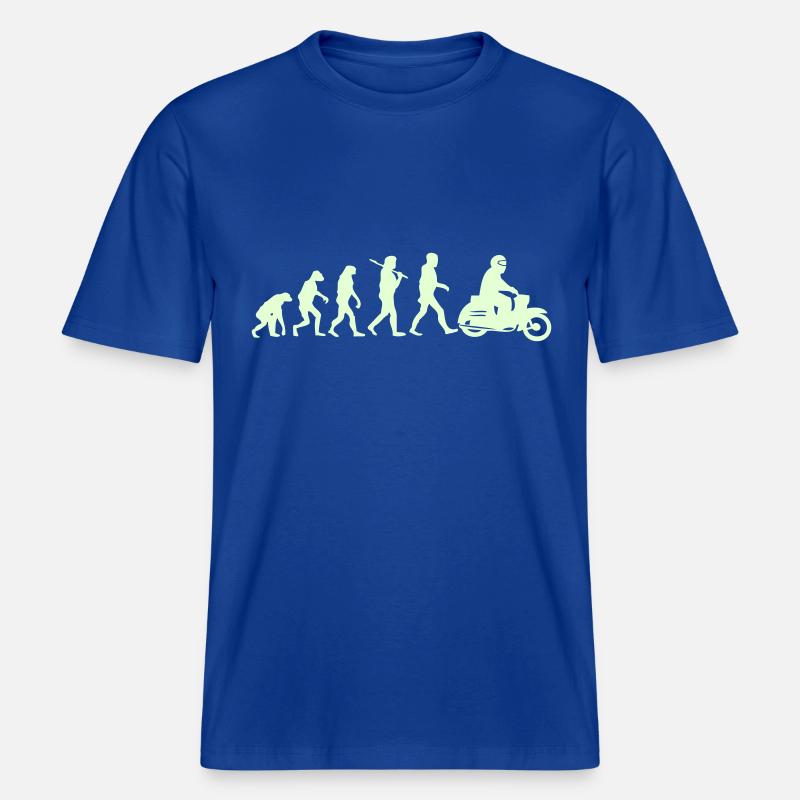 avaler évolution -  T-shirt unisexe RELAXED FIT en coton bio - bleu foncé