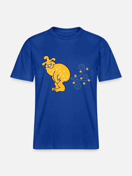 Sternpupsmonster - T-shirt unisexe RELAXED FIT en coton bio - bleu foncé