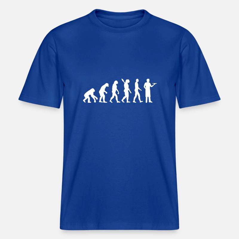 Evolution server -  RELAXED FIT Unisex Organic T-Shirt - majorelle blue
