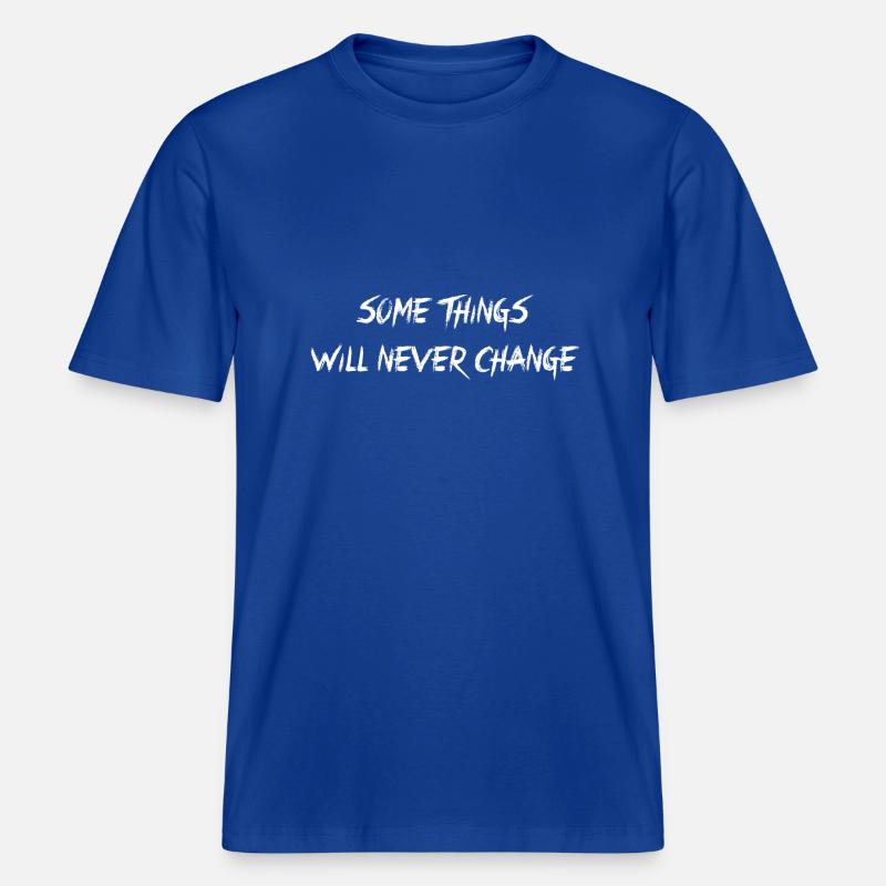 SQL pixelart backside -  RELAXED FIT Unisex Organic T-Shirt - Dunkelblau