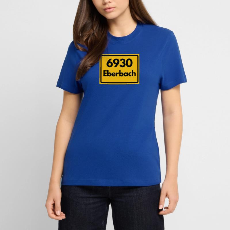OLD POSTCODE POSTCODE RETRO 6930 EBERBACH HEIMAT  RELAXED FIT Unisex Organic T-Shirt