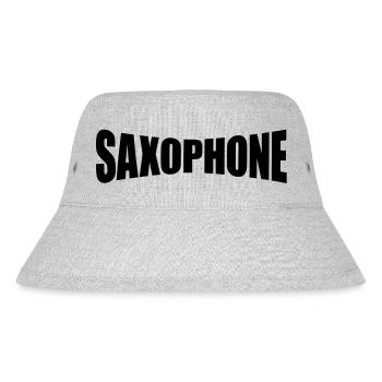 saxophone - Stanley/Stella Recycled Bucket Hat - heather grey - Front