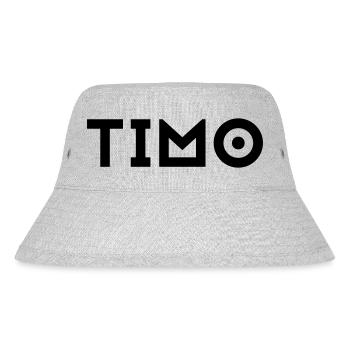 First name Timo - Stanley/Stella Recycled Bucket Hat - heather grey - Front