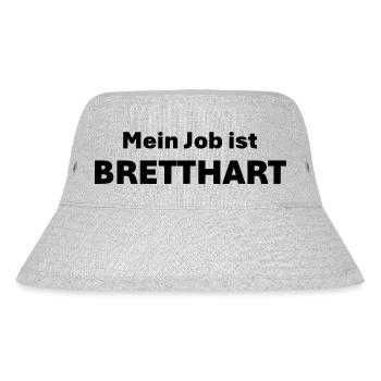 My job is tough as a rock - Stanley/Stella Recycled Bucket Hat - heather grey - Front