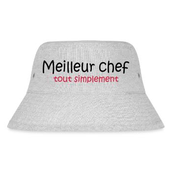 Meilleur chef tout simplement - Bob recyclé Stanley/Stella - gris chiné - Devant