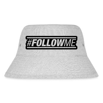 follow_me_ay1 - Stanley/Stella recycelter Bucket Hat - Grau meliert - Vorne