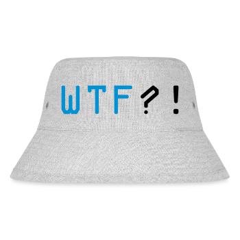 wtf - Stanley/Stella recycelter Bucket Hat - Grau meliert - Vorne