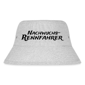 Nachwuchs-Rennfahrer - Stanley/Stella recycelter Bucket Hat - Grau meliert - Vorne