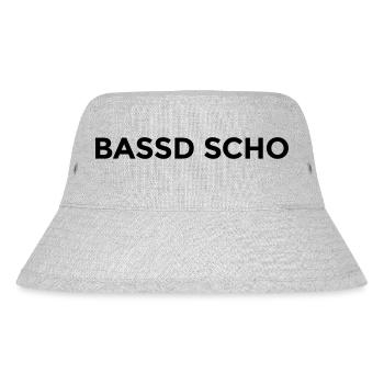 Bassd scho - montserrat - Stanley/Stella recycelter Bucket Hat - Grau meliert - Vorne