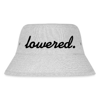 lowered. - Stanley/Stella recycelter Bucket Hat - Grau meliert - Vorne