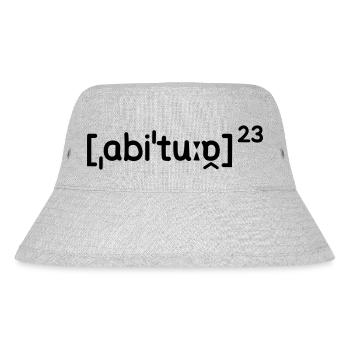 Abitur 2023 v2 - Stanley/Stella recycelter Bucket Hat - Grau meliert - Vorne
