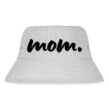 Mama - Stanley/Stella recycelter Bucket Hat - Grau meliert - Vorne