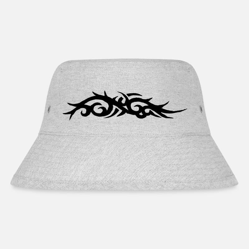 tribal tattoo - Stanley/Stella recycelter Bucket Hat - Grau meliert