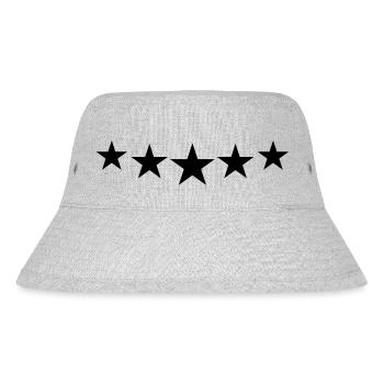 stars - Stanley/Stella Recycled Bucket Hat - heather grey - Front