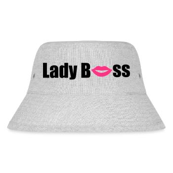 Lady Boss - Stanley/Stella recycelter Bucket Hat - Grau meliert - Vorne
