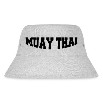 muay_thai1 - Stanley/Stella recycelter Bucket Hat - Grau meliert - Vorne