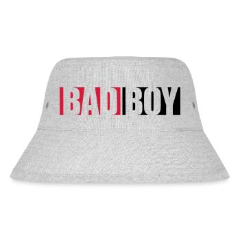 Text Bad Boy - Stanley/Stella Recycled Bucket Hat - heather grey - Front