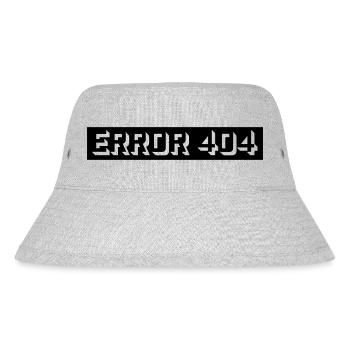 404 Error Computer Message - Stanley/Stella Recycled Bucket Hat - heather grey - Front