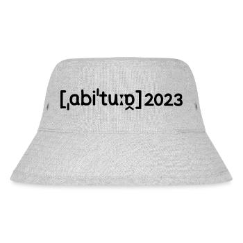 Abitur 2023 - Stanley/Stella recycelter Bucket Hat - Grau meliert - Vorne