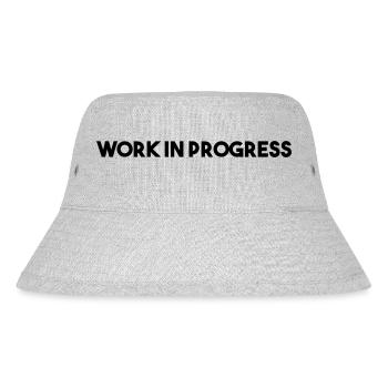 work in progress - Stanley/Stella Recycled Bucket Hat - heather grey - Front