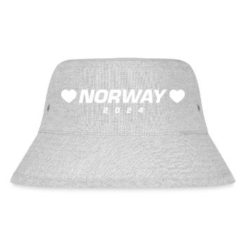 Norvège 2024 Coeur - Bob recyclé Stanley/Stella - gris chiné - Devant