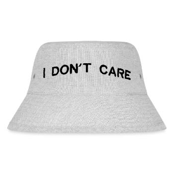 Es ist mir egal. - Stanley/Stella recycelter Bucket Hat - Grau meliert - Vorne