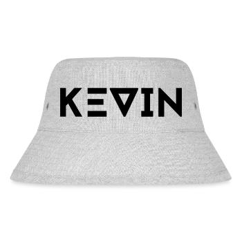 First name Kevin - Stanley/Stella Recycled Bucket Hat - heather grey - Front