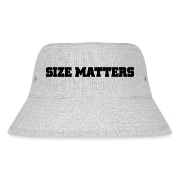 size matters - Stanley/Stella recycelter Bucket Hat - Grau meliert - Vorne