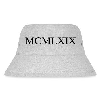 1969 - Stanley/Stella Recycled Bucket Hat - heather grey - Front