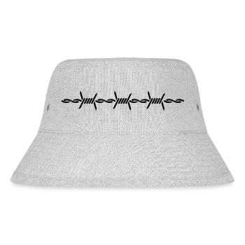 Stacheldraht / barbed wire (1c) - Stanley/Stella Recycled Bucket Hat - heather grey - Front