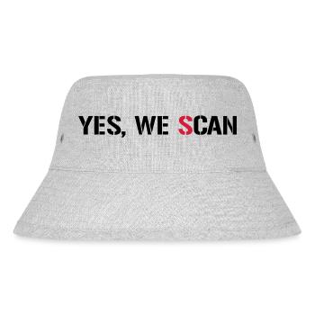 Yes, We Scan NSA PRISM - Stanley/Stella Recycled Bucket Hat - heather grey - Front