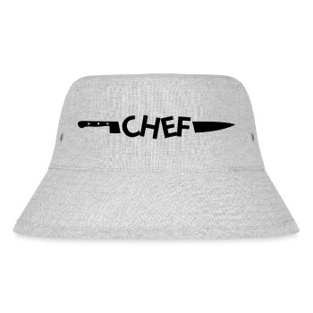 Chef couteau - Bob recyclé Stanley/Stella - gris chiné - Devant