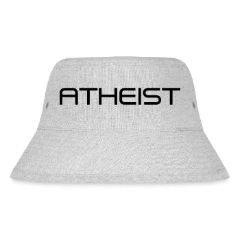 Atheist - Stanley/Stella recycelter Bucket Hat - Grau meliert - Vorne