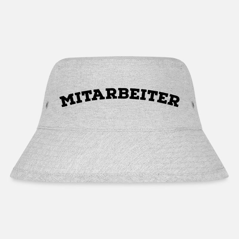 MITARBEITER - Stanley/Stella recycelter Bucket Hat - Grau meliert