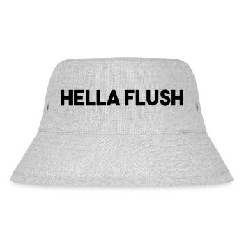HELLA FLUSH - Stanley/Stella recycelter Bucket Hat - Grau meliert - Vorne